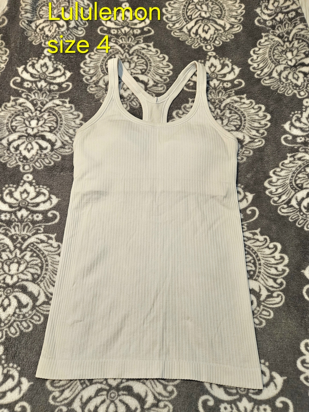 Lululemon Ebb To Street Ribbed Tank.